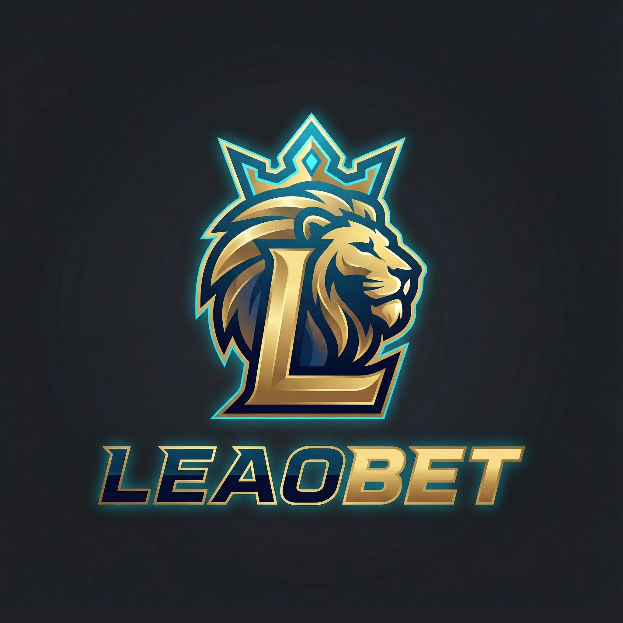 leaobet logo oficial do cassino online