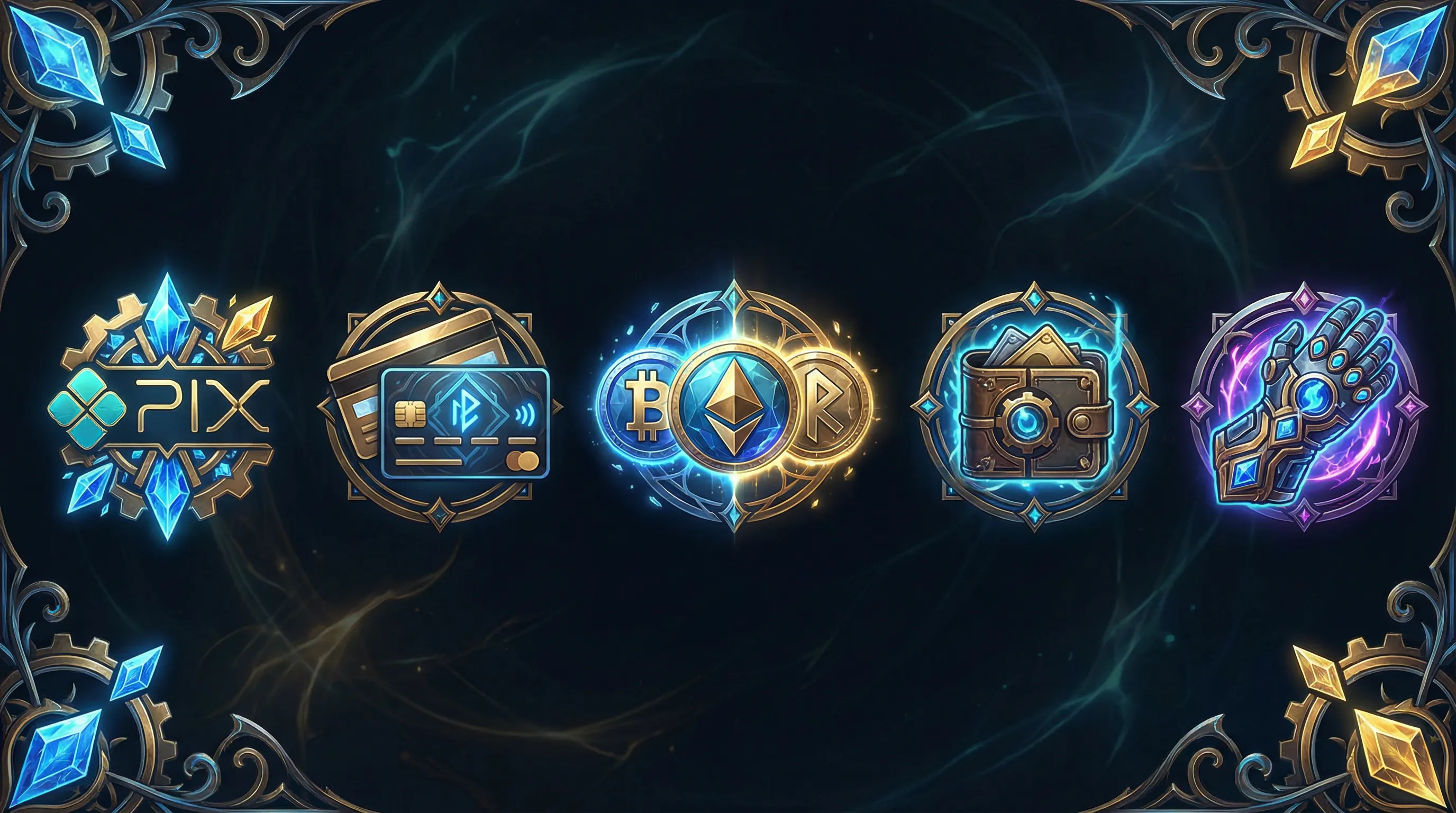 Métodos de pagamento leaobet PIX cartões cripto