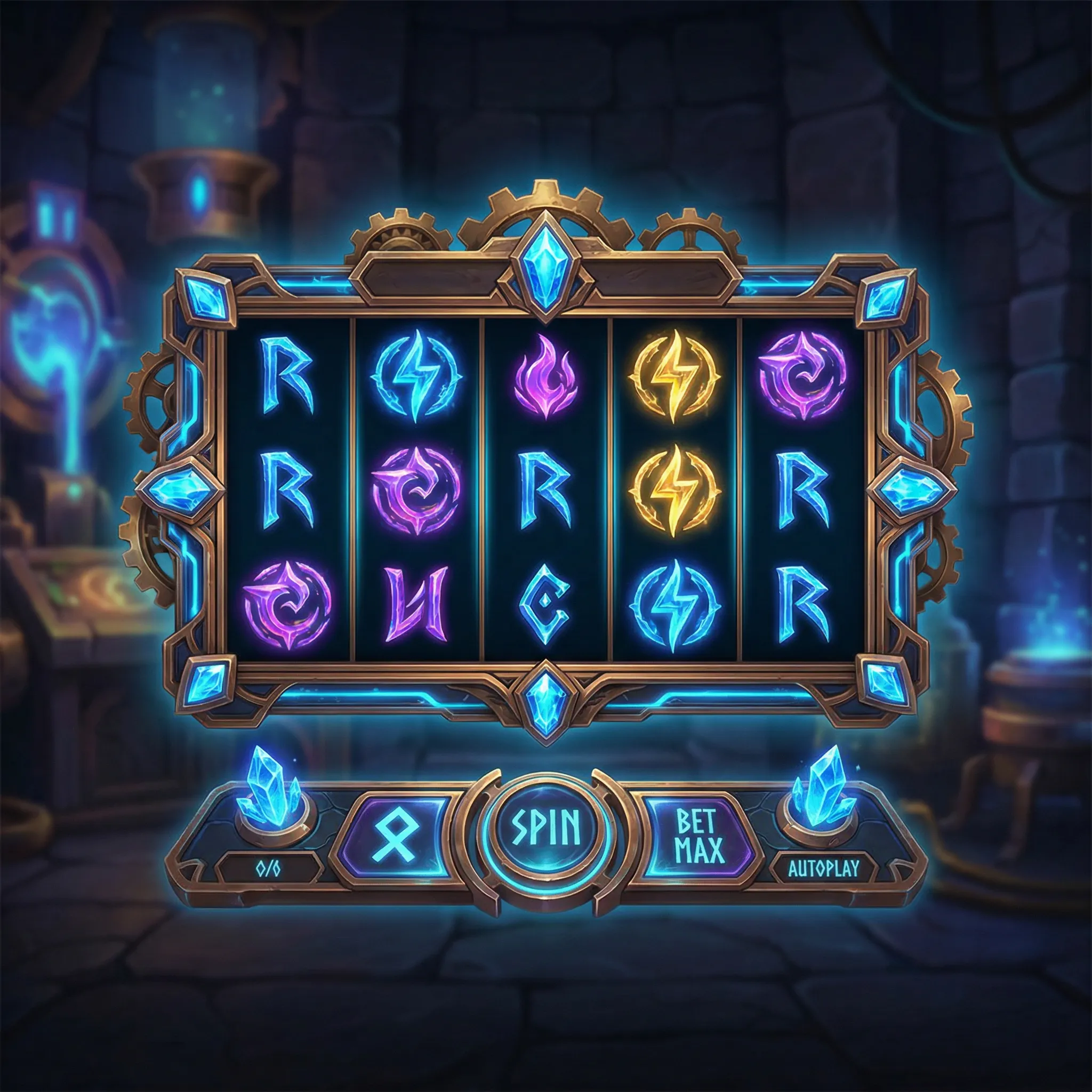 Caça-níqueis online leaobet com tema místico